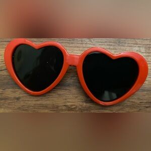 New Red Heart Pet Sunglasses